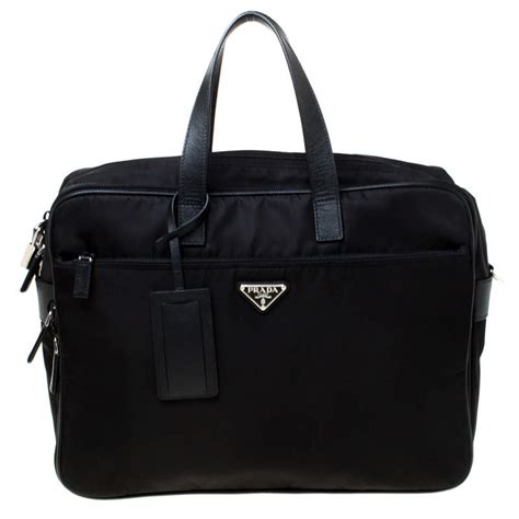 prada nylon computer case|prada briefcase women.